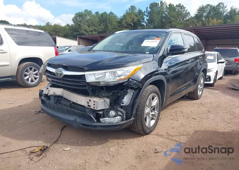 2016 Toyota Highlander Limited Platinum V6 from USA, damaged, VIN 5TDYKRFH5GS152829